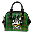 McCready or McCreadie Ireland Shoulder Handbag Irish National Tartan  | Over 1400 Crests | Bags | Water-Resistant PU leather
