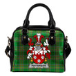 Patterson Ireland Shoulder Handbag Irish National Tartan  | Over 1400 Crests | Bags | Water-Resistant PU leather