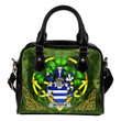 Gilfoyle or McGilfoyle Ireland Shoulder HandBag Celtic Shamrock | Over 1400 Crests | Bags | Premium Quality
