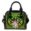 Delahay Ireland Shoulder HandBag Celtic Shamrock | Over 1400 Crests | Bags | Premium Quality