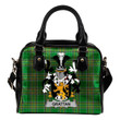 Grattan or McGrattan Ireland Shoulder Handbag Irish National Tartan  | Over 1400 Crests | Bags | Water-Resistant PU leather