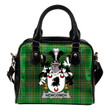 Newcomen or Newcombe Ireland Shoulder Handbag Irish National Tartan  | Over 1400 Crests | Bags | Water-Resistant PU leather