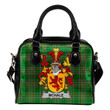 McHale or MacHale Ireland Shoulder Handbag Irish National Tartan  | Over 1400 Crests | Bags | Water-Resistant PU leather