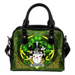McAlindon or McAlindem Ireland Shoulder HandBag Celtic Shamrock | Over 1400 Crests | Bags | Premium Quality