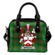 Wakeley Ireland Shoulder Handbag Irish National Tartan  | Over 1400 Crests | Bags | Water-Resistant PU leather