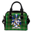 Smith or Smyth Ireland Shoulder Handbag Irish National Tartan  | Over 1400 Crests | Bags | Water-Resistant PU leather