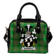Kennedy or O'Kennedy Ireland Shoulder Handbag Irish National Tartan  | Over 1400 Crests | Bags | Water-Resistant PU leather