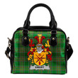 Ewart Ireland Shoulder Handbag Irish National Tartan  | Over 1400 Crests | Bags | Water-Resistant PU leather