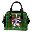 Lenihan or O'Lenaghan Ireland Shoulder Handbag Irish National Tartan  | Over 1400 Crests | Bags | Water-Resistant PU leather