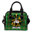 Nixon Ireland Shoulder Handbag Irish National Tartan  | Over 1400 Crests | Bags | Water-Resistant PU leather