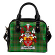 Hamilton Ireland Shoulder Handbag Irish National Tartan  | Over 1400 Crests | Bags | Water-Resistant PU leather