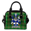 Richardson Ireland Shoulder Handbag Irish National Tartan  | Over 1400 Crests | Bags | Water-Resistant PU leather
