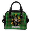 Tisdall or Tisdale Ireland Shoulder Handbag Irish National Tartan  | Over 1400 Crests | Bags | Water-Resistant PU leather