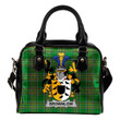 Brownlow Ireland Shoulder Handbag Irish National Tartan  | Over 1400 Crests | Bags | Water-Resistant PU leather
