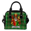 Gaynor or McGaynor Ireland Shoulder Handbag Irish National Tartan  | Over 1400 Crests | Bags | Water-Resistant PU leather