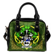 Gilchrist or McGilchrist Ireland Shoulder HandBag Celtic Shamrock | Over 1400 Crests | Bags | Premium Quality
