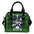 McClure Ireland Shoulder Handbag Irish National Tartan  | Over 1400 Crests | Bags | Water-Resistant PU leather