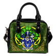 McFetridge Ireland Shoulder HandBag Celtic Shamrock | Over 1400 Crests | Bags | Premium Quality