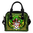 Lally or O'Mullally Ireland Shoulder HandBag Celtic Shamrock | Over 1400 Crests | Bags | Premium Quality