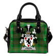 Crean or O'Crean Ireland Shoulder Handbag Irish National Tartan  | Over 1400 Crests | Bags | Water-Resistant PU leather