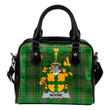 Noone or O'Noone Ireland Shoulder Handbag Irish National Tartan  | Over 1400 Crests | Bags | Water-Resistant PU leather