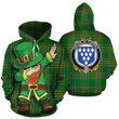 Topping Family Crest Ireland Dabbing St Patrick's Day National Tartan
