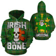 Rogan Family Crest Ireland National Tartan Irish To The Bone Hoodie