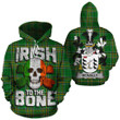 McNally Family Crest Ireland National Tartan Irish To The Bone Hoodie