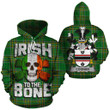 Coonan Family Crest Ireland National Tartan Irish To The Bone Hoodie