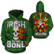 Wiggat Family Crest Ireland National Tartan Irish To The Bone Hoodie