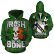 Ushburne Family Crest Ireland National Tartan Irish To The Bone Hoodie