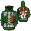 McGrane Family Crest Ireland National Tartan Irish To The Bone Hoodie