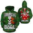 Ash Family Crest Ireland National Tartan Irish To The Bone Hoodie