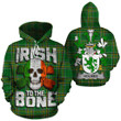Holmes Family Crest Ireland National Tartan Irish To The Bone Hoodie