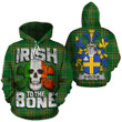 Shelton Family Crest Ireland National Tartan Irish To The Bone Hoodie