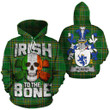 McRery Family Crest Ireland National Tartan Irish To The Bone Hoodie