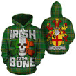 Burke Family Crest Ireland National Tartan Irish To The Bone Hoodie