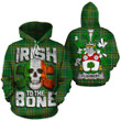 Flannery Family Crest Ireland National Tartan Irish To The Bone Hoodie