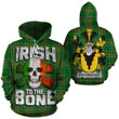 Waterhouse Family Crest Ireland National Tartan Irish To The Bone Hoodie