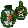 Noble Family Crest Ireland National Tartan Irish To The Bone Hoodie
