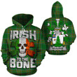 McAlpine Family Crest Ireland National Tartan Irish To The Bone Hoodie