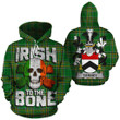 Tierney Family Crest Ireland National Tartan Irish To The Bone Hoodie
