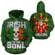 Kyan Family Crest Ireland National Tartan Irish To The Bone Hoodie