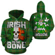 Quarles Family Crest Ireland National Tartan Irish To The Bone Hoodie