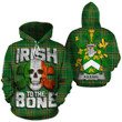 Kildahl Family Crest Ireland National Tartan Irish To The Bone Hoodie