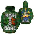 Terry Family Crest Ireland National Tartan Irish To The Bone Hoodie