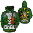 Mann Family Crest Ireland National Tartan Irish To The Bone Hoodie