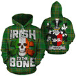 Neale Family Crest Ireland National Tartan Irish To The Bone Hoodie