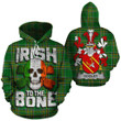 Dooley Family Crest Ireland National Tartan Irish To The Bone Hoodie