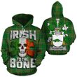 Rossiter Family Crest Ireland National Tartan Irish To The Bone Hoodie